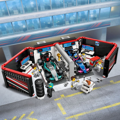 LEGO® 60444 City F1® Garage & Mercedes-AMG & Alpine Cars