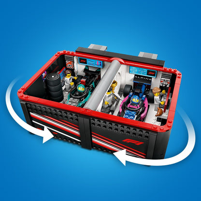 LEGO® 60444 City F1® Garage & Mercedes-AMG & Alpine Cars