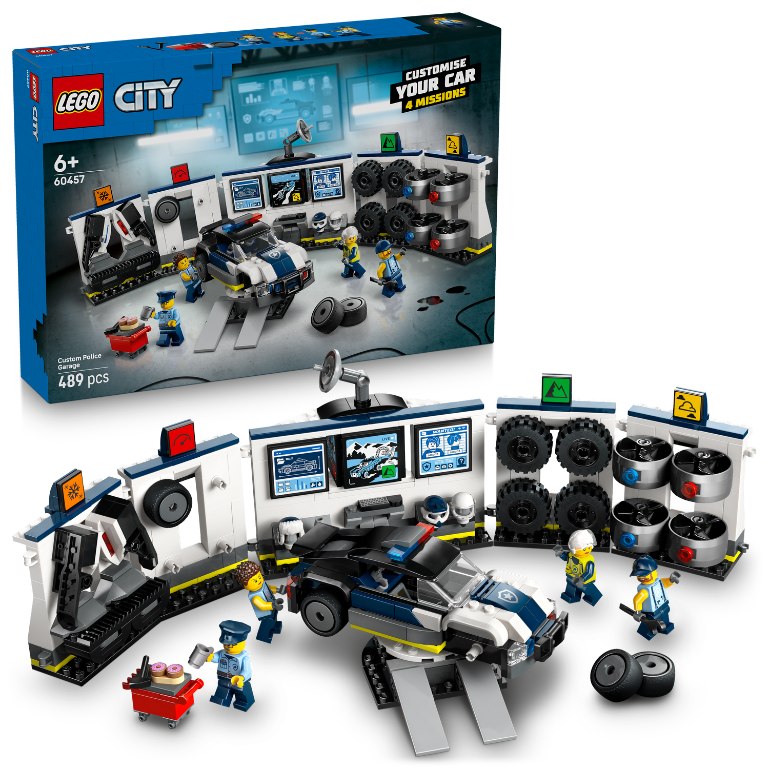 LEGO® City Custom Police Car Garage
