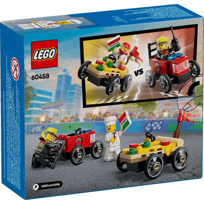 LEGO® 60458 City Pizza vs. Fire Truck Race Car Pack
