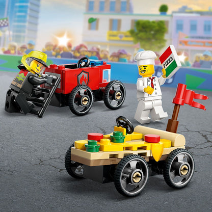 LEGO® 60458 City Pizza vs. Fire Truck Race Car Pack