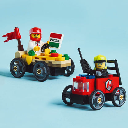 LEGO® 60458 City Pizza vs. Fire Truck Race Car Pack