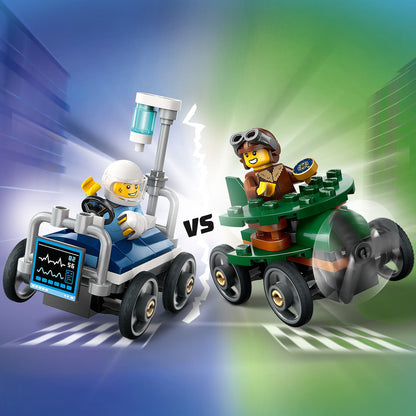 LEGO® 60459 City Airplane vs. Hospital Bed Race Car Pack