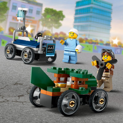 LEGO® 60459 City Airplane vs. Hospital Bed Race Car Pack