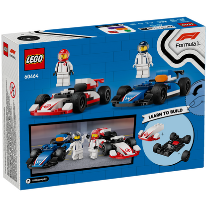 LEGO® City F1® Williams Racing & Haas F1® Race Cars