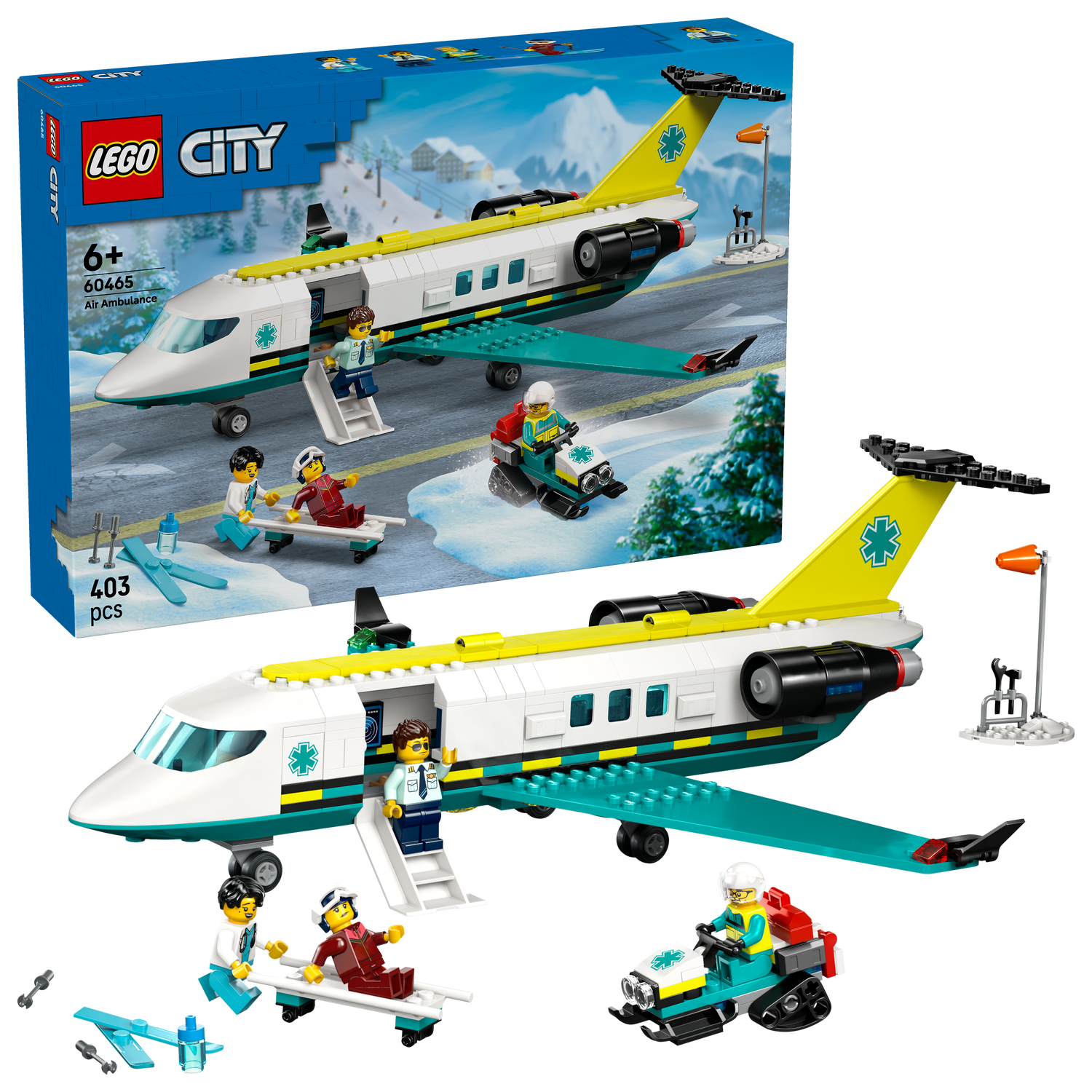 LEGO® City Emergency Air Ambulance Airplane