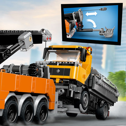 LEGO 60467 City Heavy-Duty Recovery Tow Truck with Crane