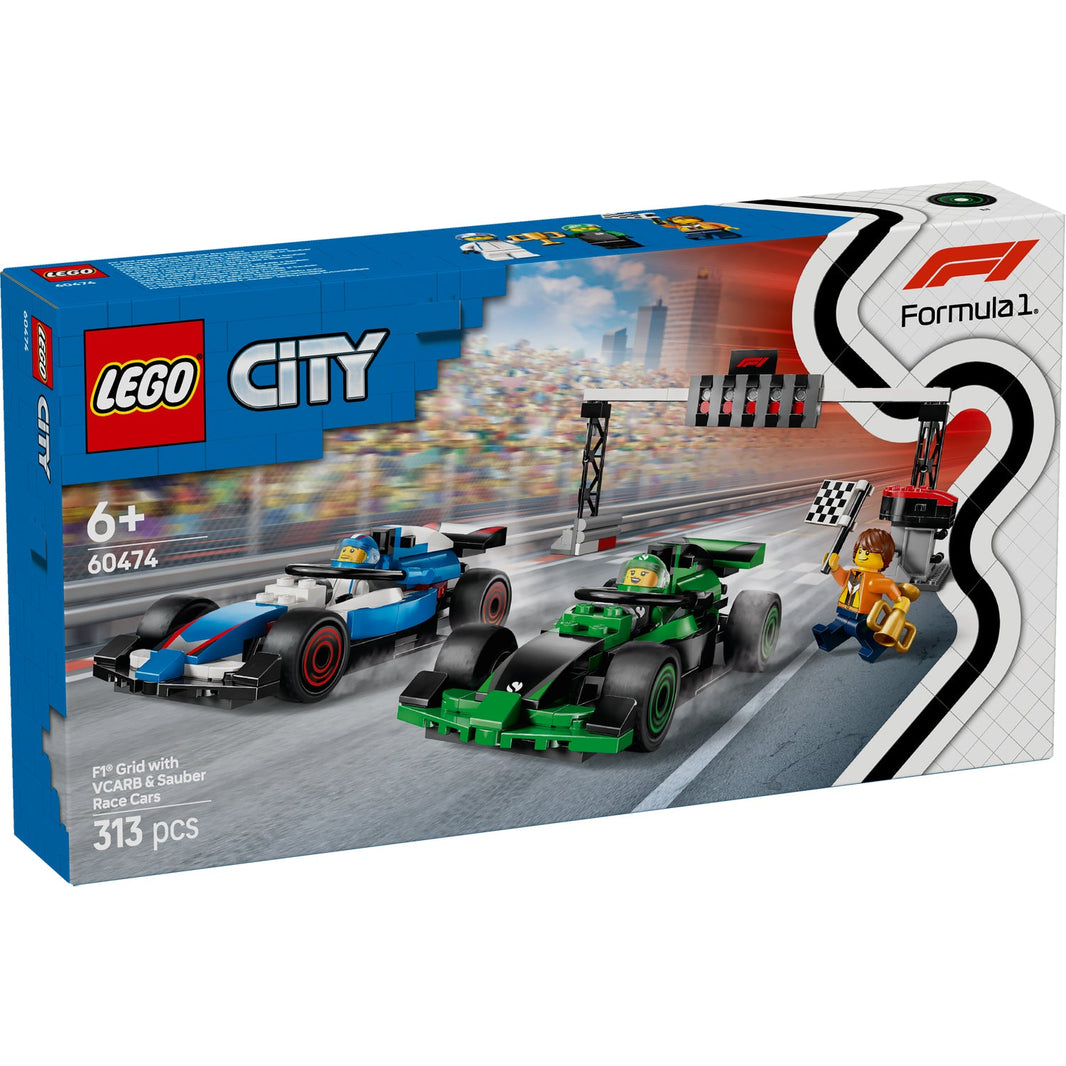 LEGO® City F1® Grid with VCARB & Sauber Race Cars 60474