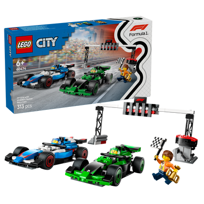 LEGO® City F1® Grid with VCARB & Sauber Race Cars 60474