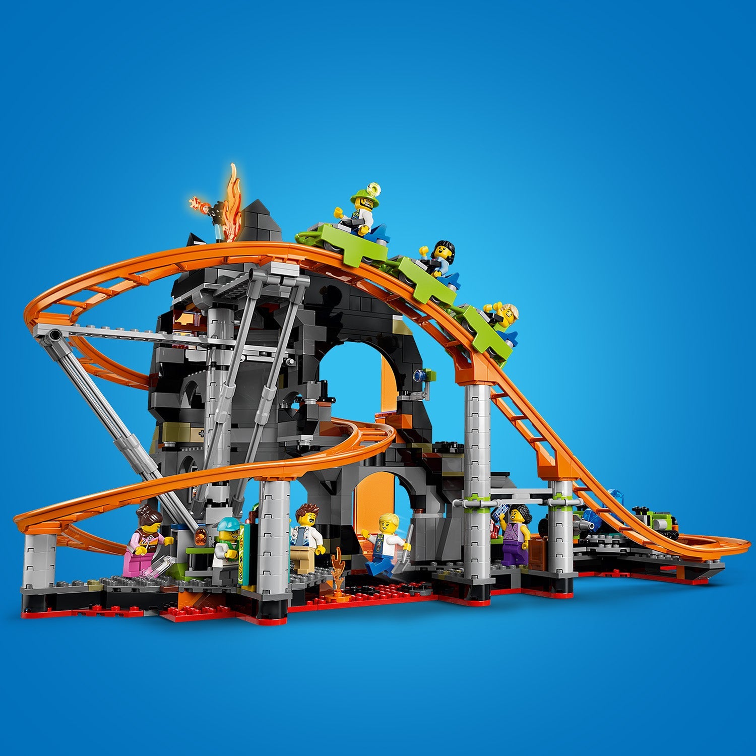LEGO® City Lava Land Roller Coaster Park