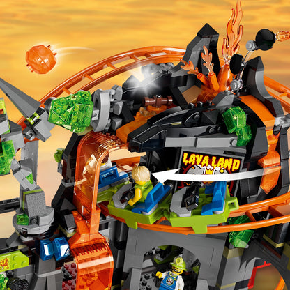 LEGO® City Lava Land Roller Coaster Park