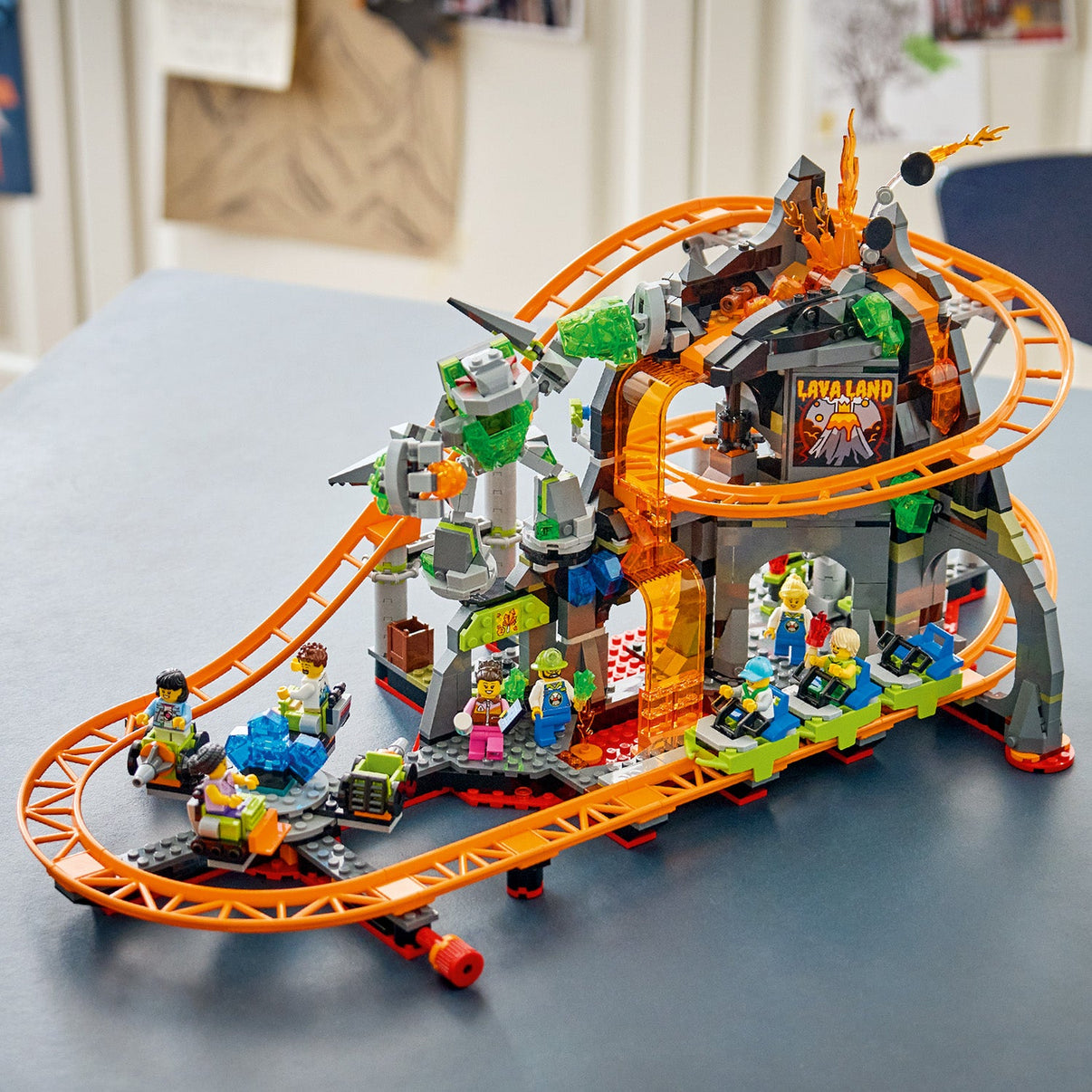 LEGO® City Lava Land Roller Coaster Park