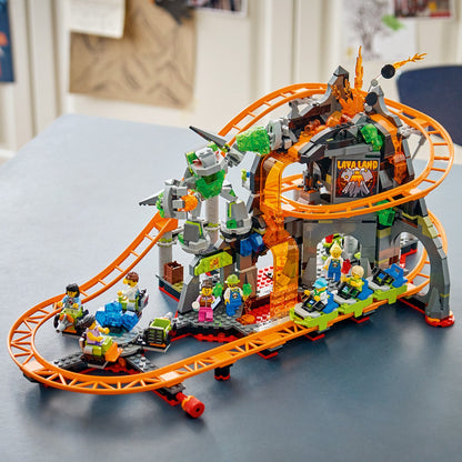 LEGO® City Lava Land Roller Coaster Park