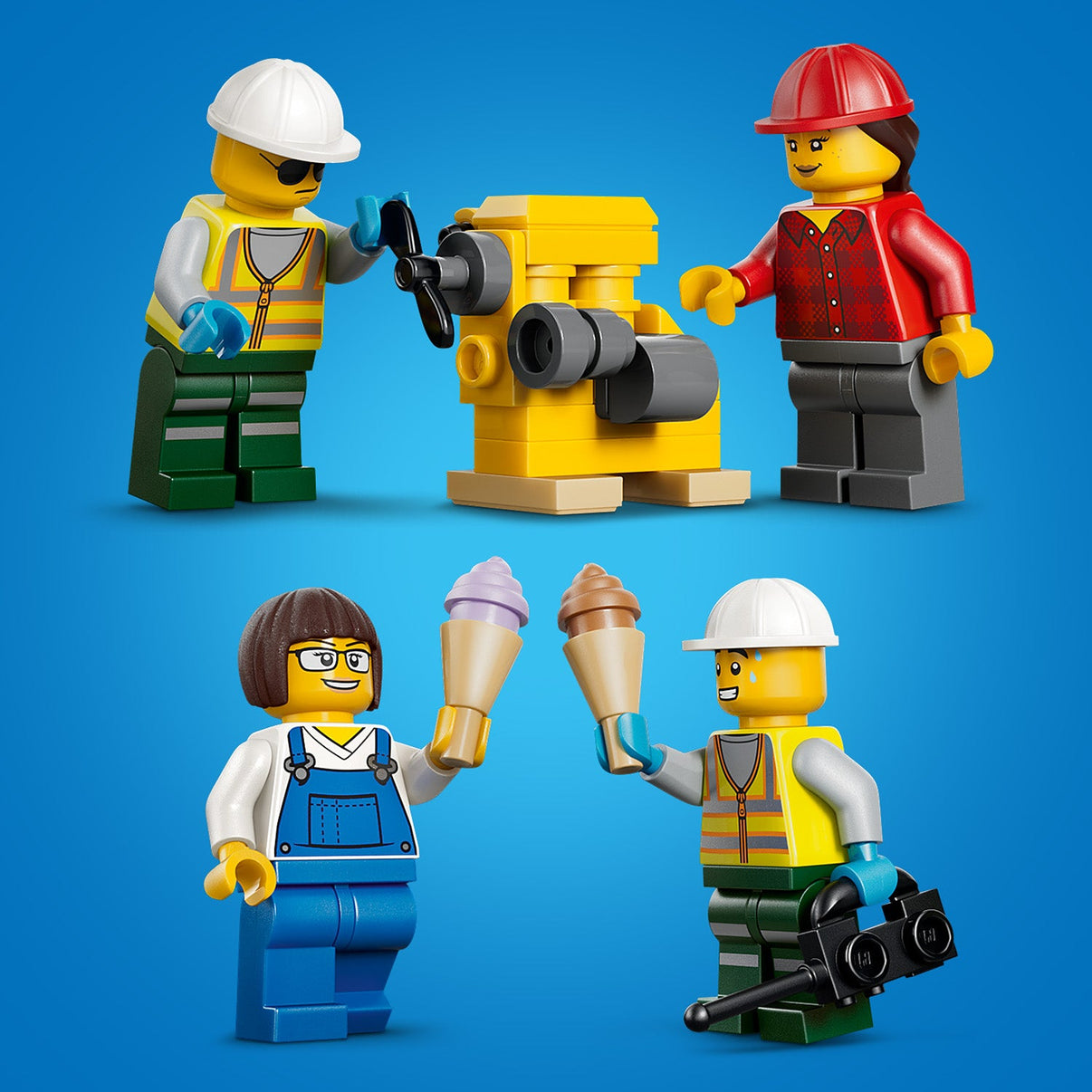 LEGO® City Harbor Freight Train with Crane & Truck