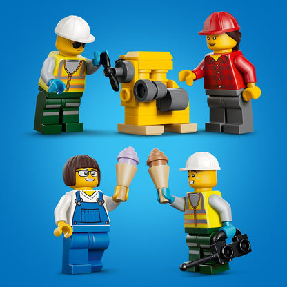 LEGO® City Harbor Freight Train with Crane & Truck