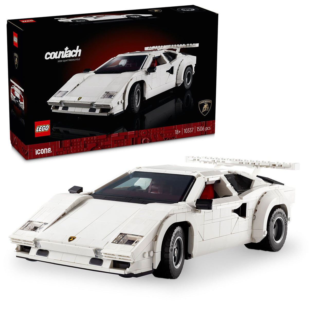 LEGO® Icons Lamborghini Countach 5000 Quattrovalvole