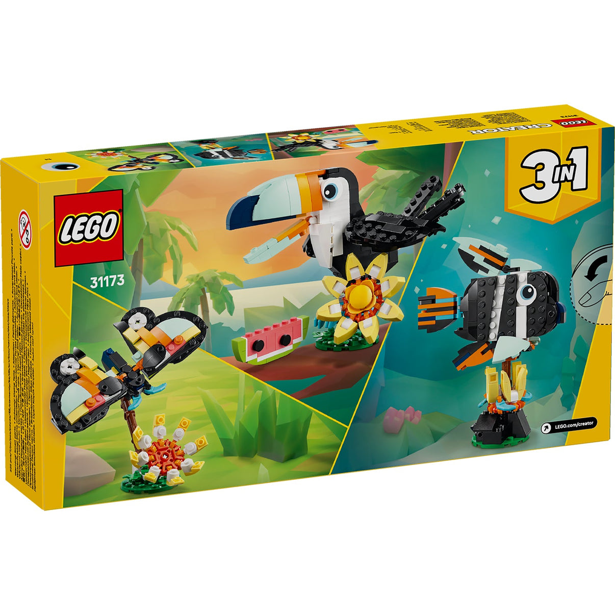 LEGO® Creator 3-in-1 Wild Animals: Tropical Toucan