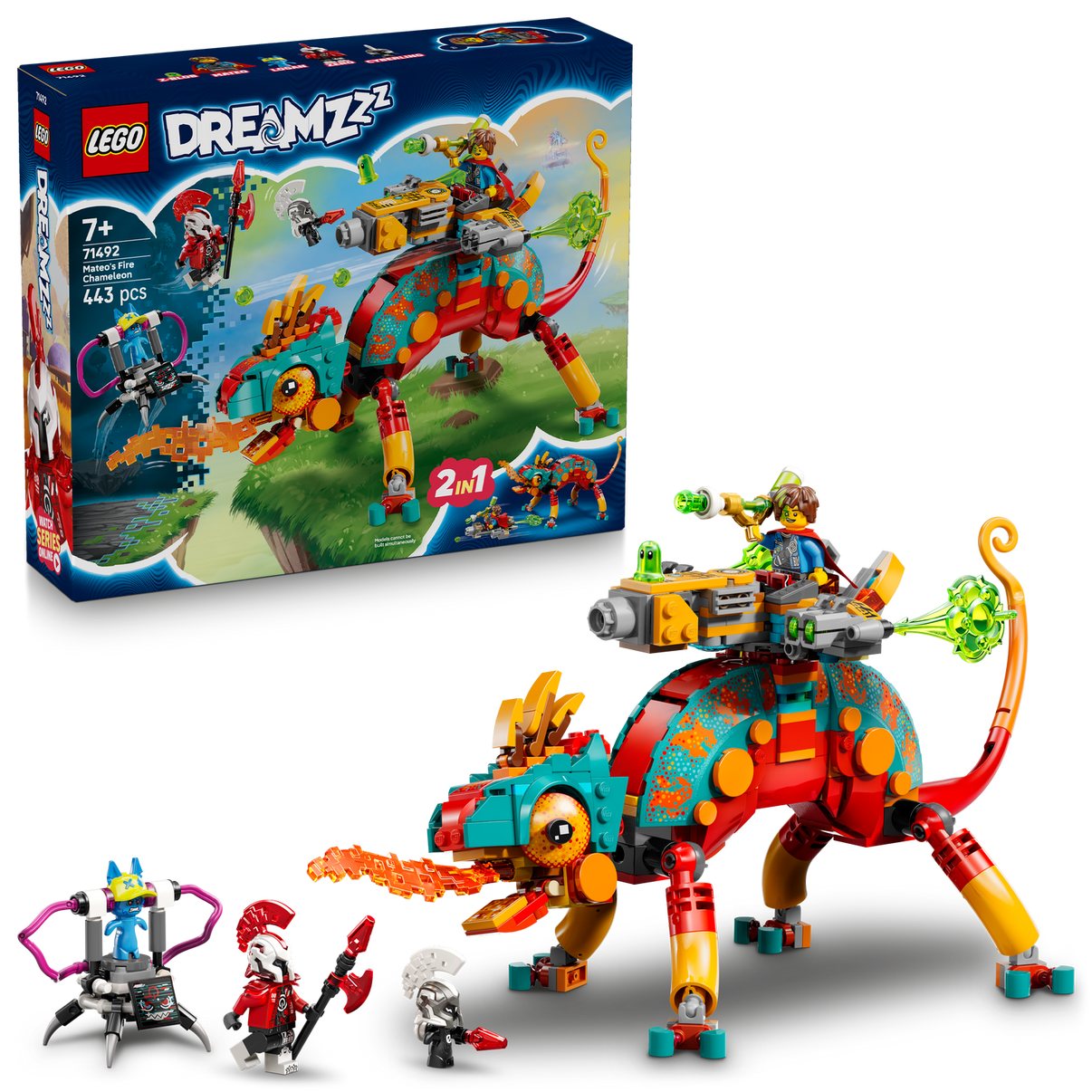 LEGO® DREAMZzz™ Mateo's Fire Chameleon