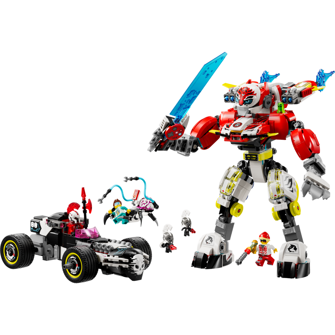 LEGO® 71497 DREAMZzz™ Cooper’s Tiger Mech & Zero’s Hot Rod Car