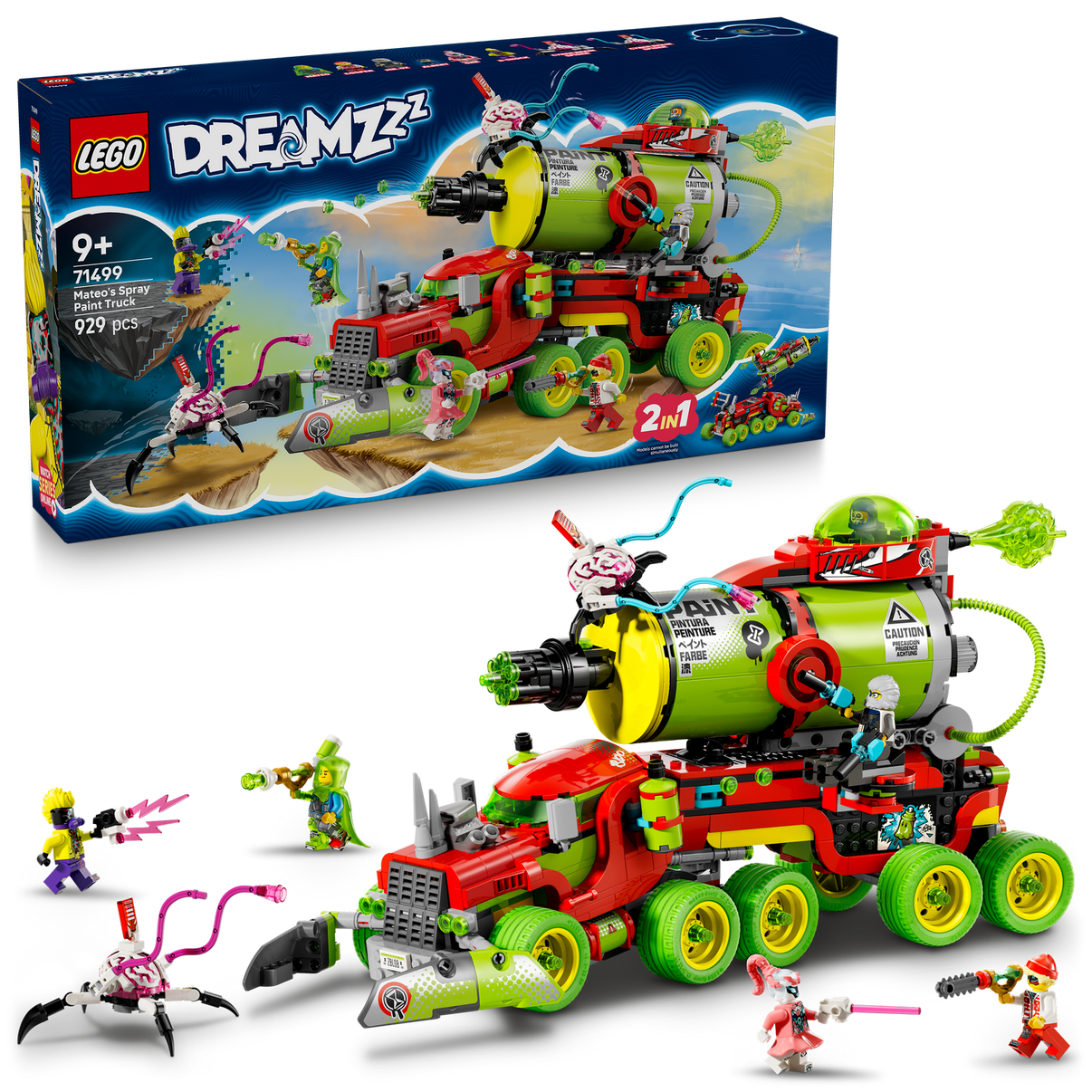 LEGO® DREAMZzz™ Mateo's Spray Paint Truck