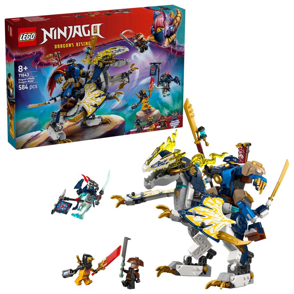 LEGO® NINJAGO® Rogue's Mech Dragon Rider