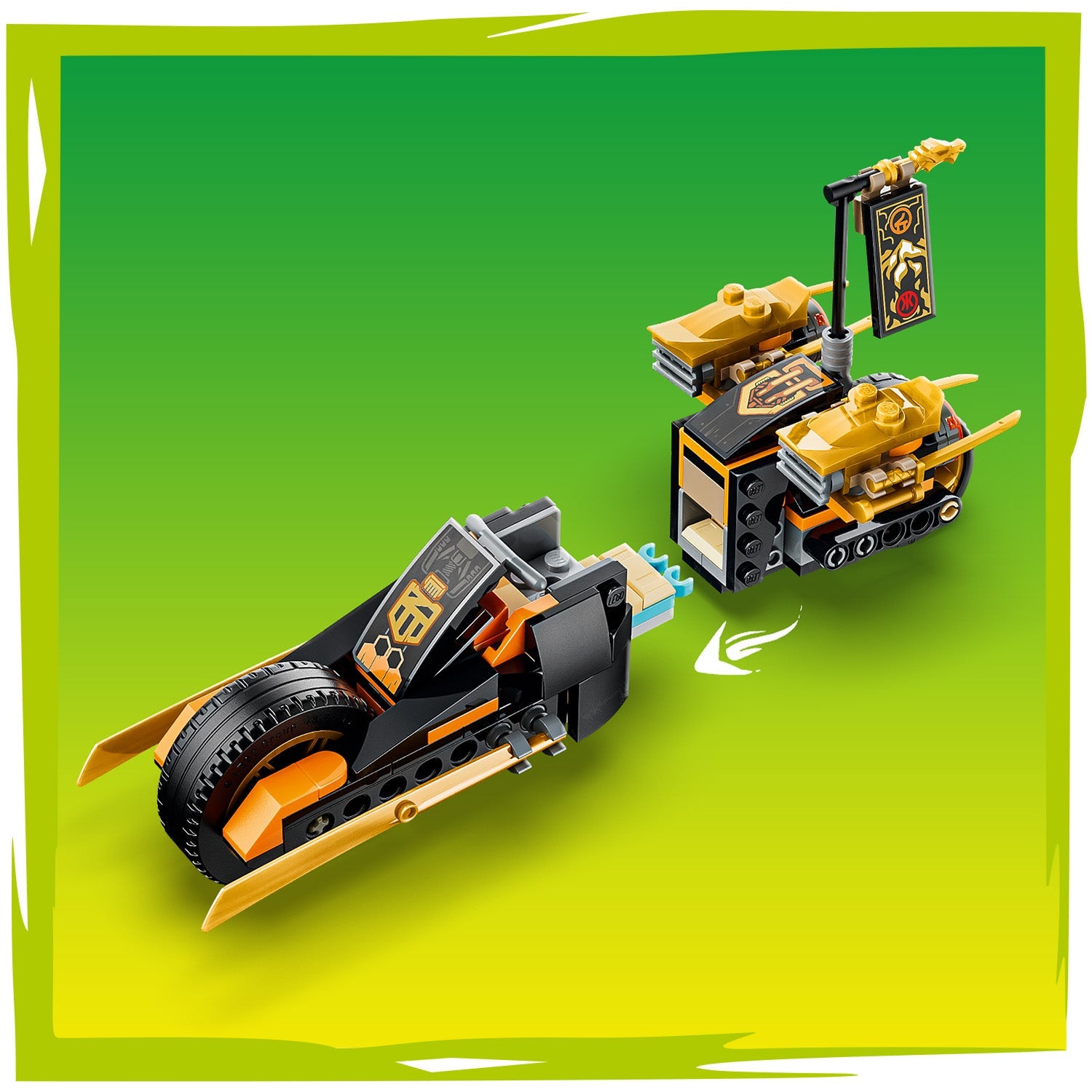 LEGO® NINJAGO® Kai and Cole’s Combiner Vehicles