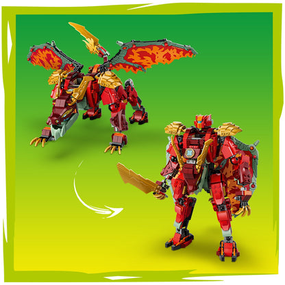 LEGO® NINJAGO® Wyldfyre's Transforming Dragon Mech