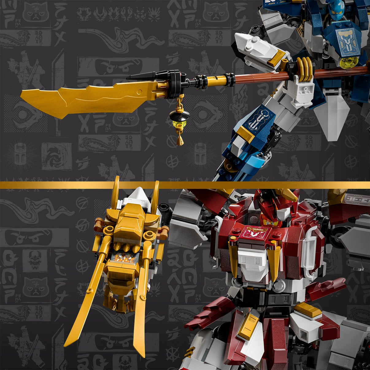 LEGO® NINJAGO® The Twin Titan Mechs