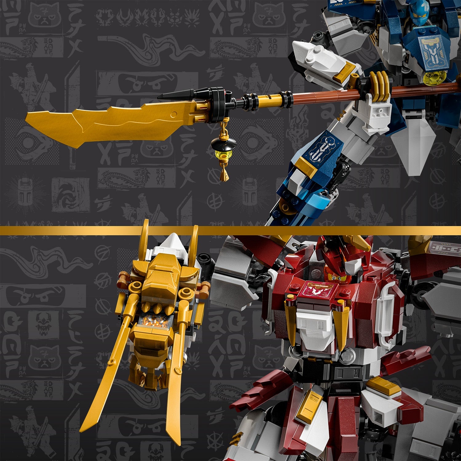 LEGO® NINJAGO® The Twin Titan Mechs