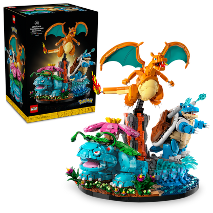 LEGO® Pokémon™ Venusaur, Charizard and Blastoise