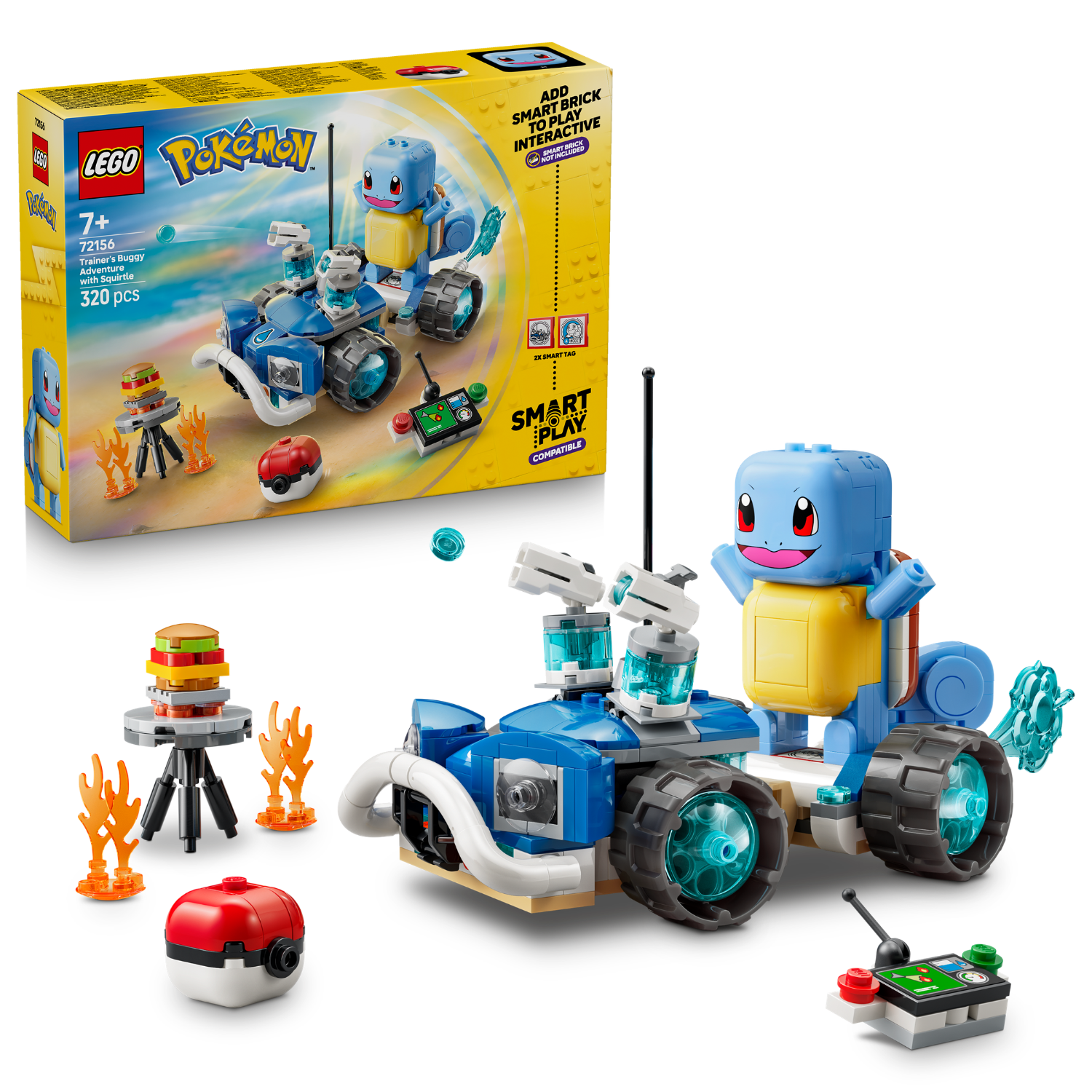 LEGO® Pokémon™ SMART Play™: Trainer’s Buggy Adventure with Squirtle