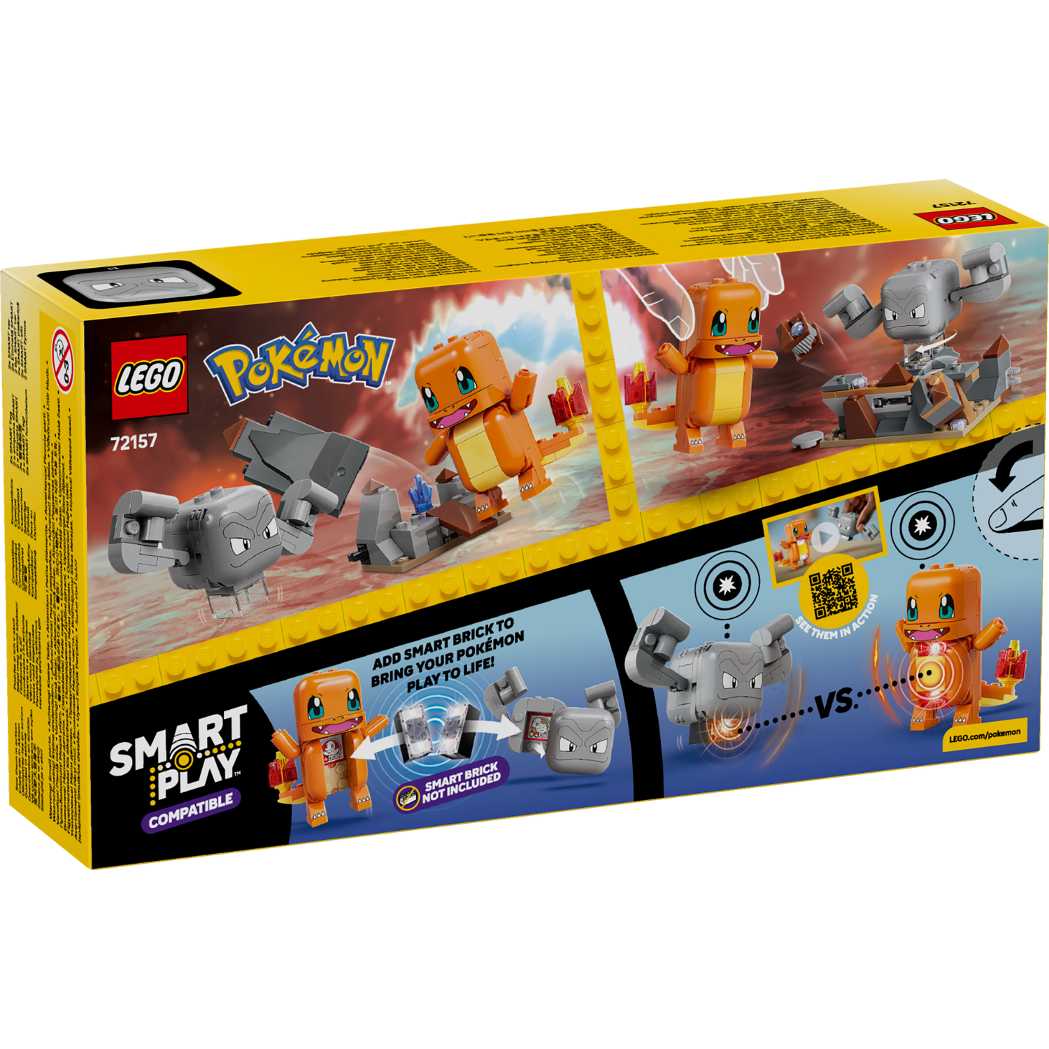 LEGO® Pokémon™ SMART Play™: Charmander and Geodude’s Cavern Clash