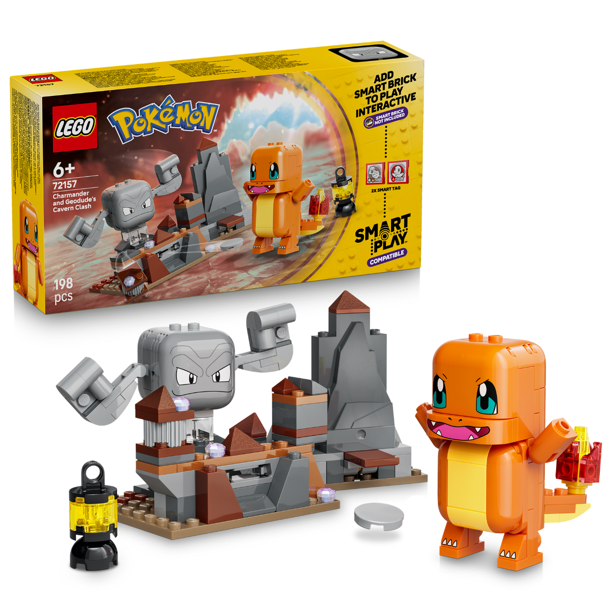 LEGO® Pokémon™ SMART Play™: Charmander and Geodude’s Cavern Clash