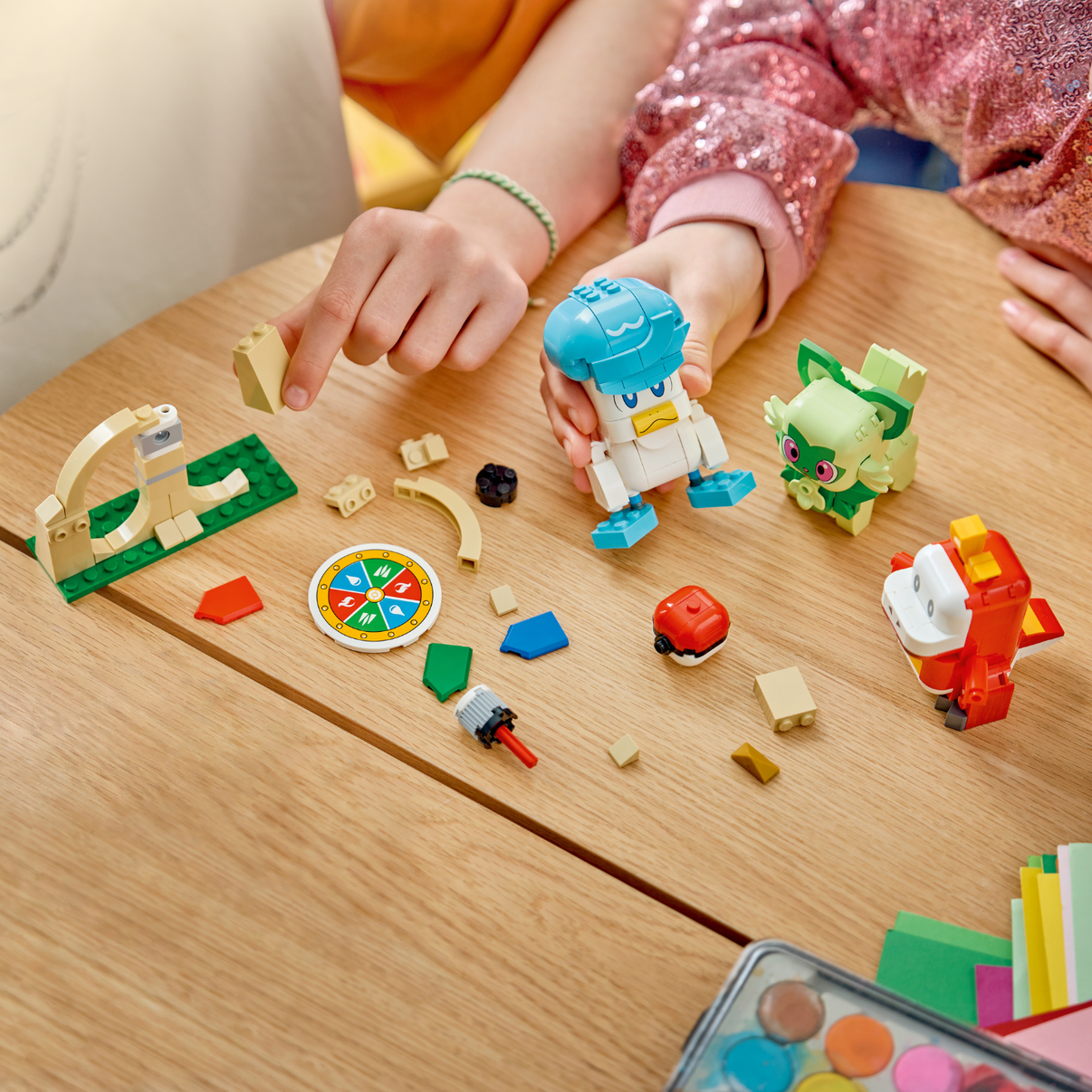 LEGO® Pokémon™ SMART Play™: Sprigatito, Fuecoco and Quaxly Battle