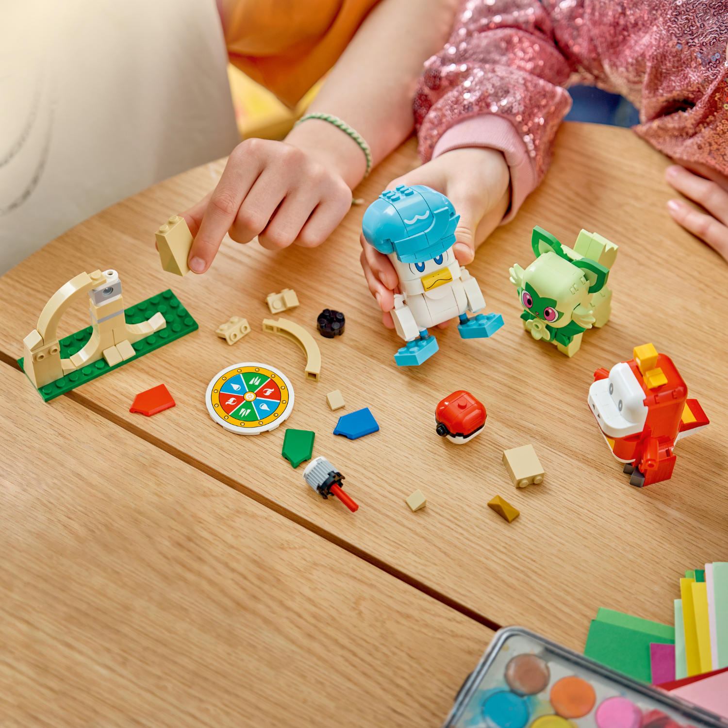 LEGO® Pokémon™ SMART Play™: Sprigatito, Fuecoco and Quaxly Battle