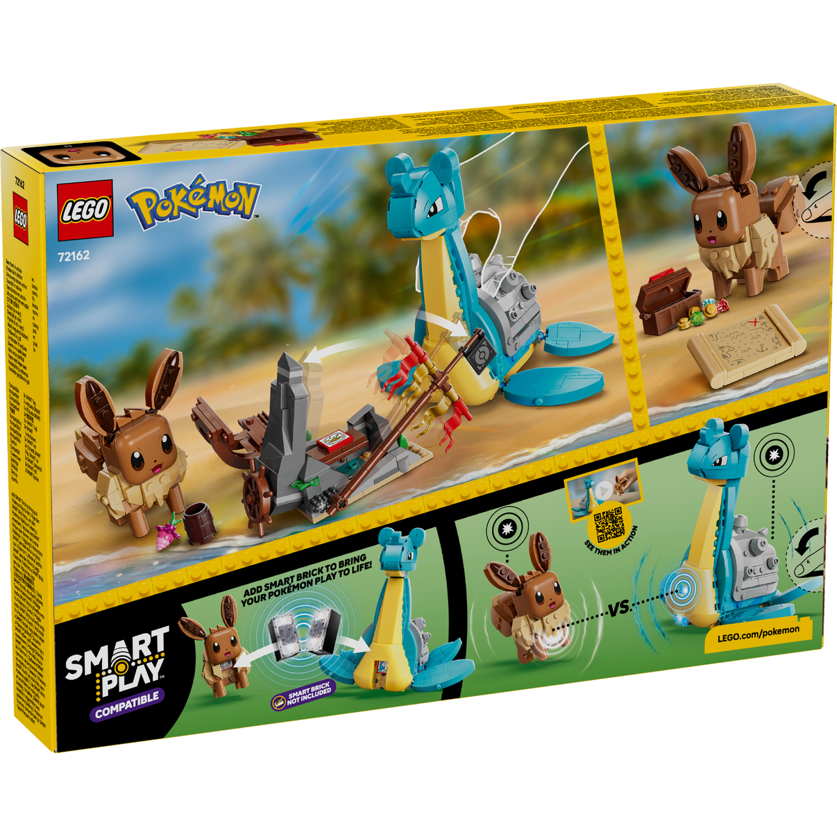 LEGO® Pokémon™ SMART Play™: Eevee and Lapras’s Treasure Hunt
