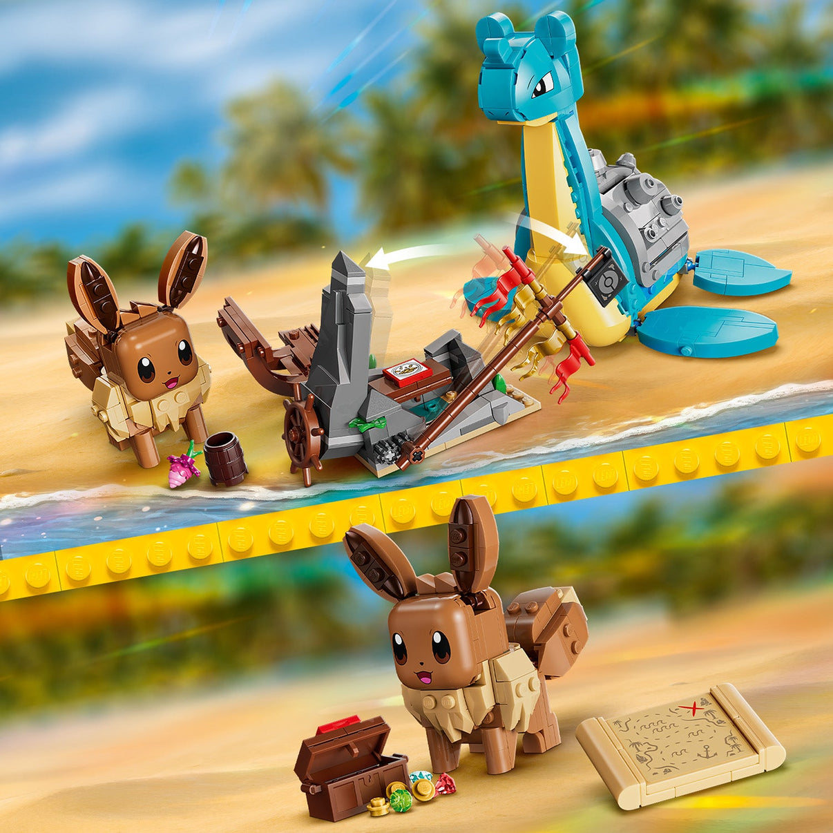 LEGO® Pokémon™ SMART Play™: Eevee and Lapras’s Treasure Hunt