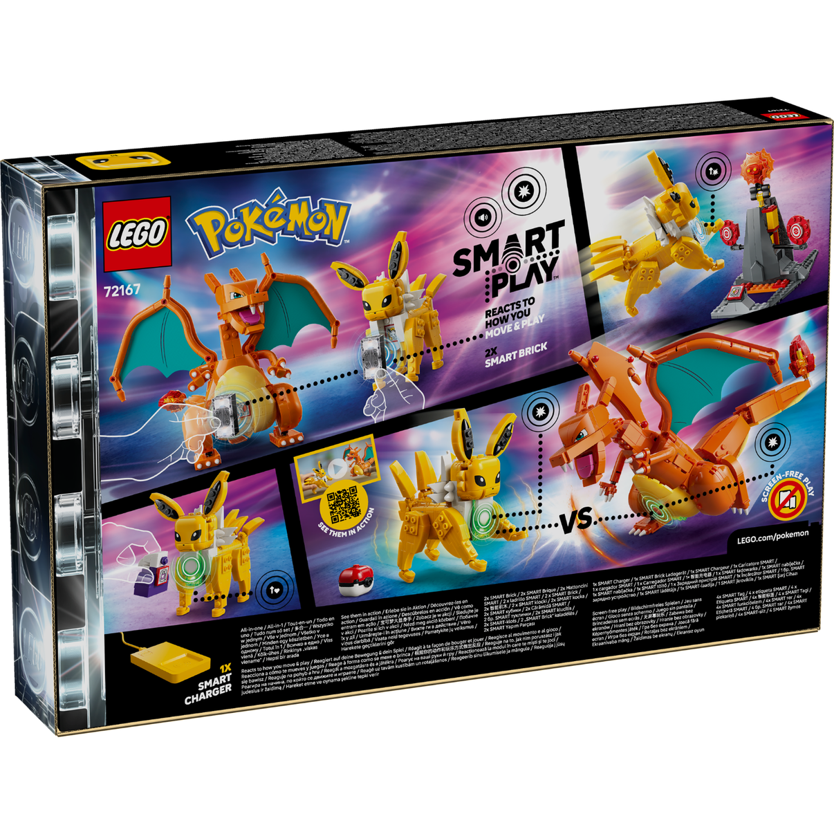 LEGO® Pokémon™ SMART Play™: Charizard vs. Jolteon Ultimate Battle