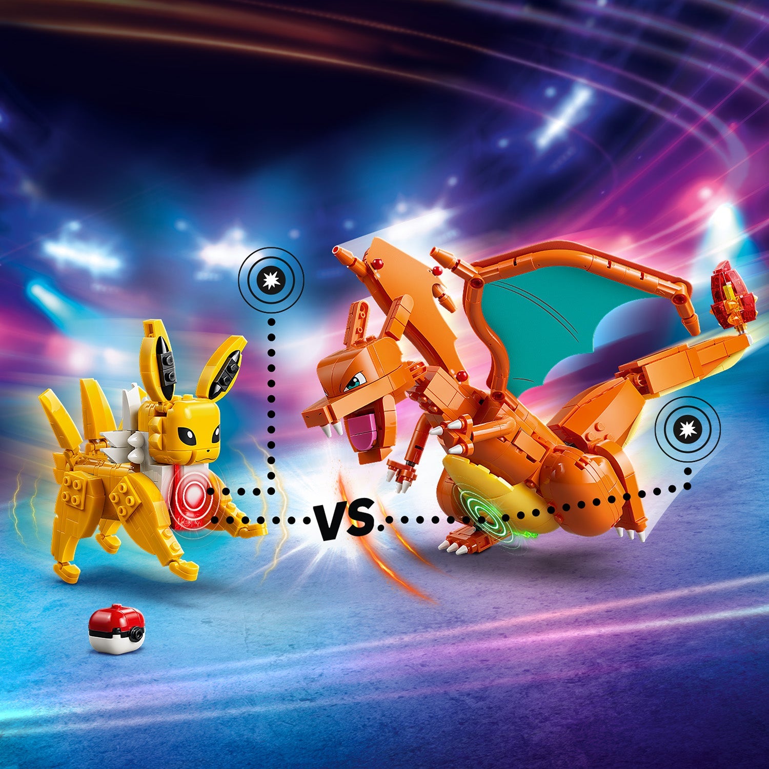 LEGO® Pokémon™ SMART Play™: Charizard vs. Jolteon Ultimate Battle