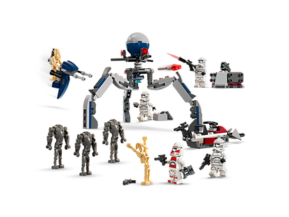 LEGO 75372 Star Wars Clone Trooper™ & Battle Droid™ Battle Pack