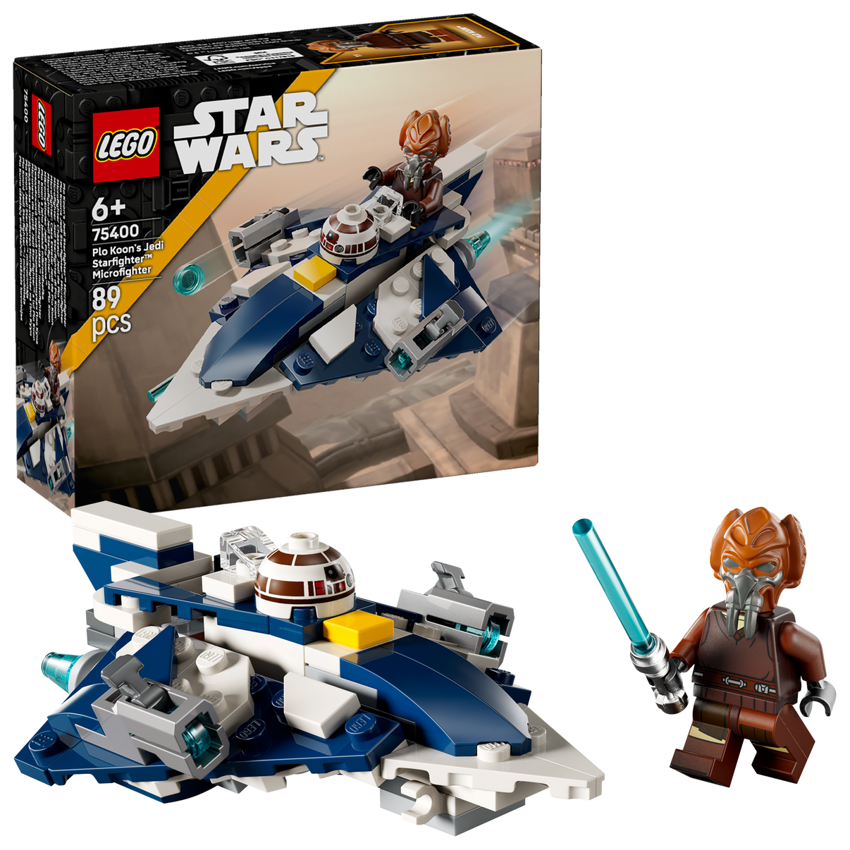 LEGO® Star Wars™ Plo Koon's Jedi Starfighter™ Microfighter