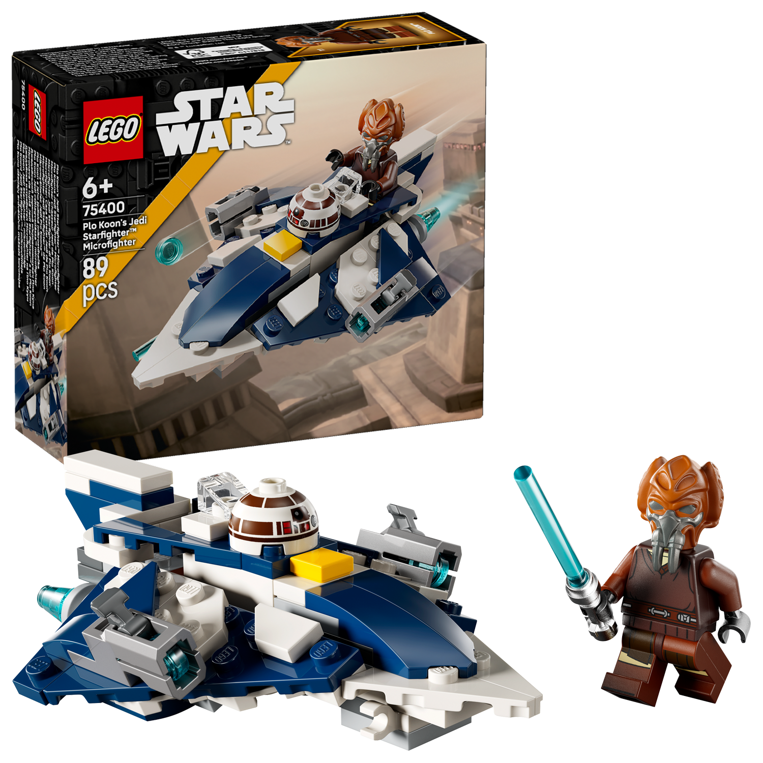 LEGO® Star Wars™ Plo Koon's Jedi Starfighter™ Microfighter