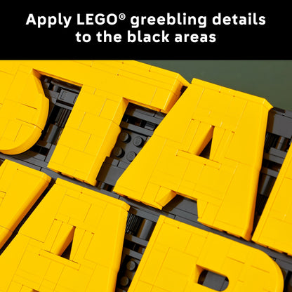 LEGO 75407 Star Wars Brick-Built Star Wars Logo Sign