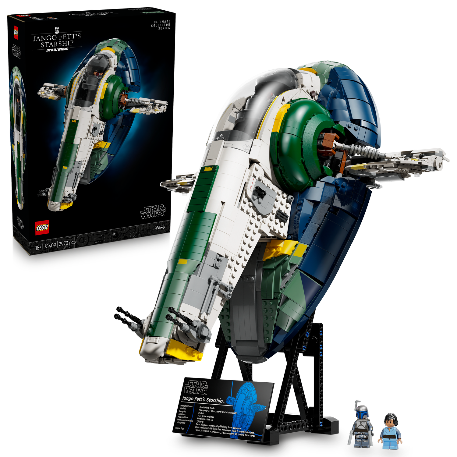 LEGO® Star Wars™ Jango Fett’s Firespray-Class Starship