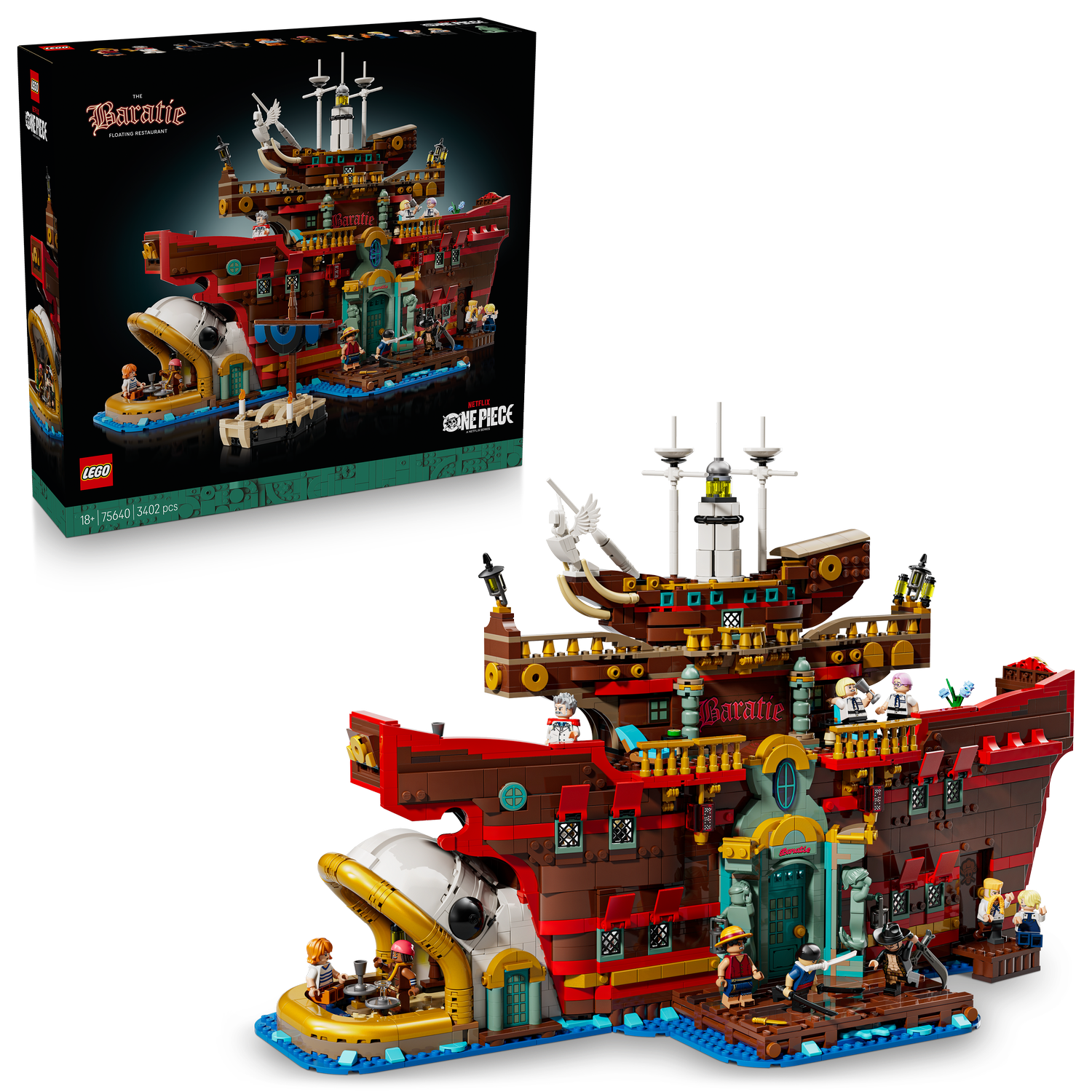 LEGO® ONE PIECE The Baratie Floating Restaurant
