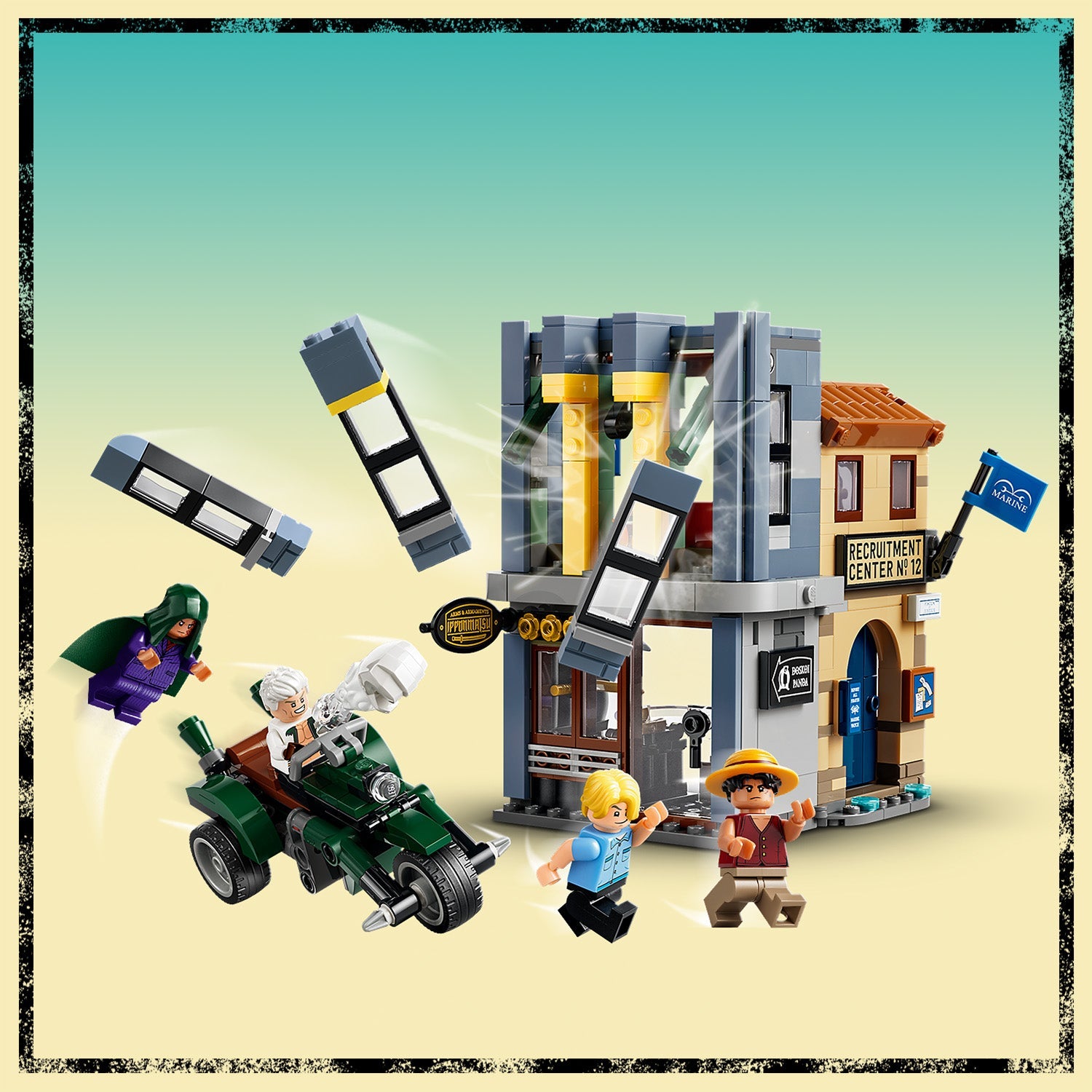 LEGO® ONE PIECE Showdown with Captain Smoker