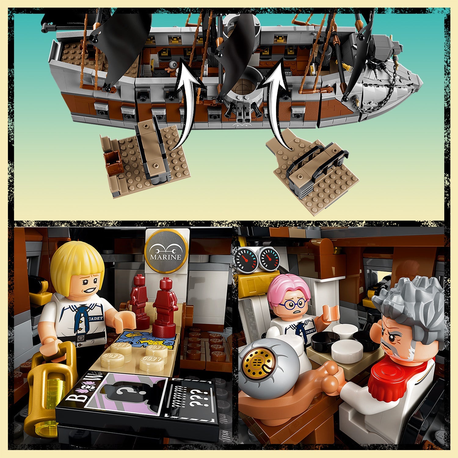 LEGO® ONE PIECE Garp’s Marine Battleship