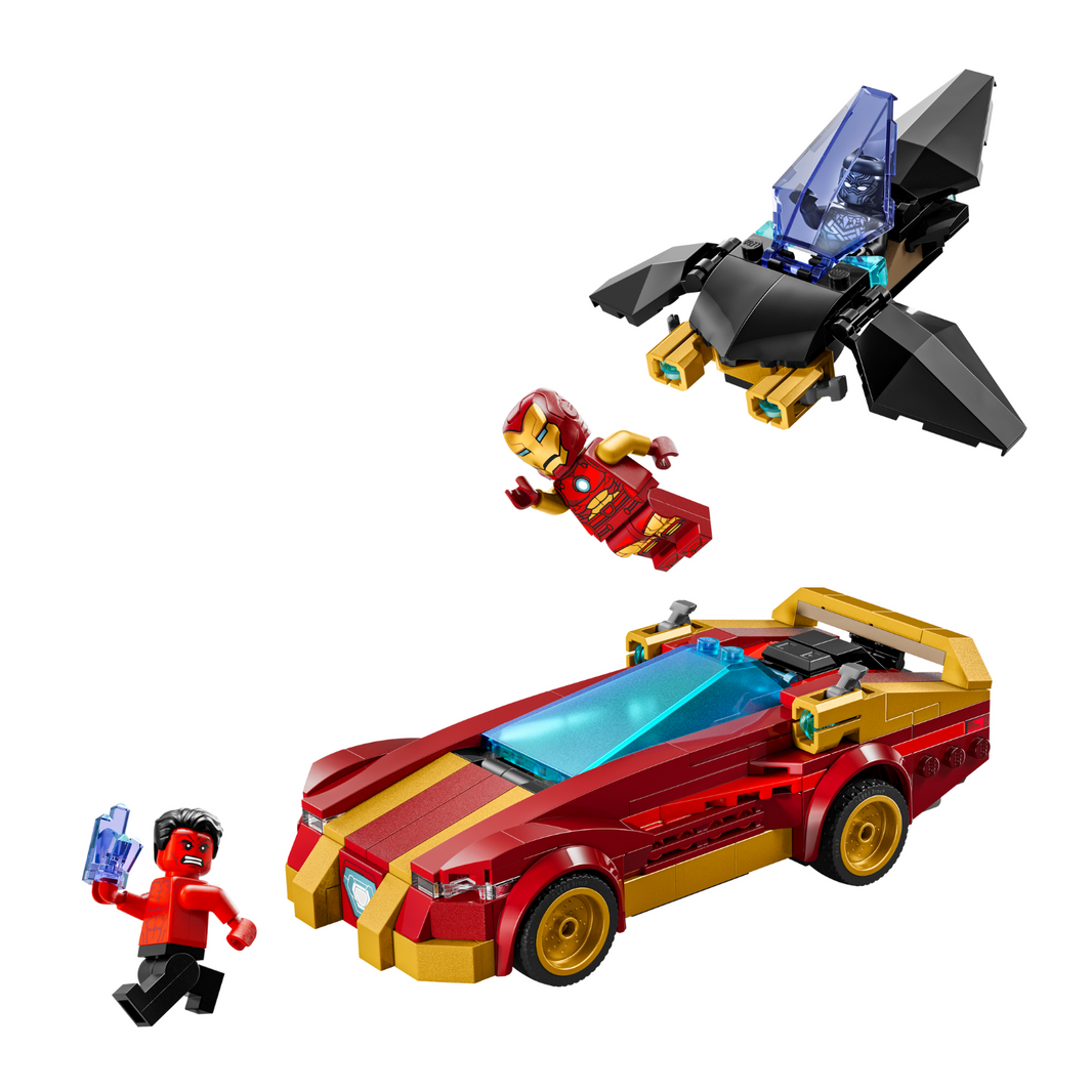 LEGO® 76310 Marvel Iron Man Car & Black Panther vs. Red Hulk