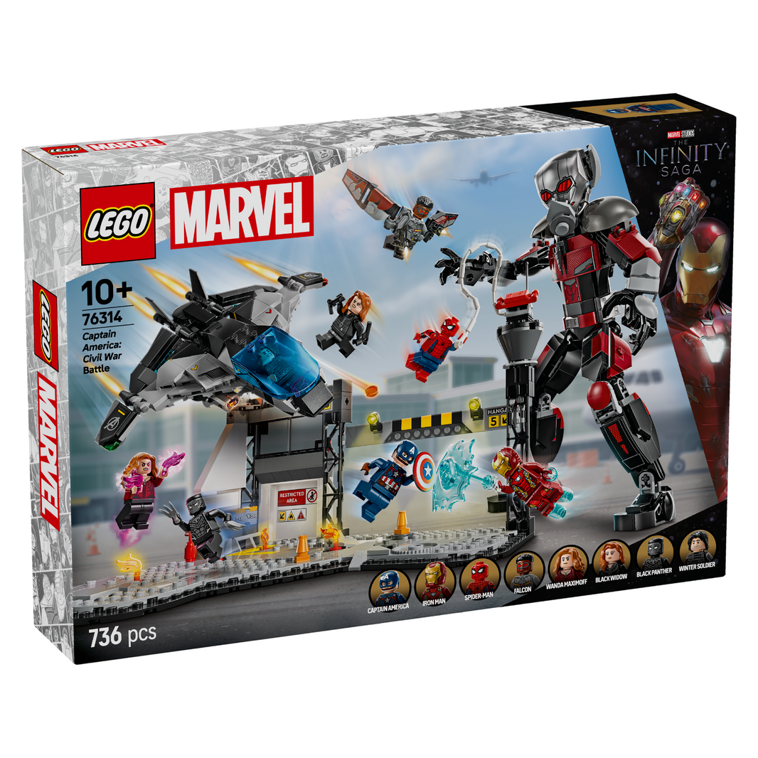 LEGO® 76314 Marvel Captain America: Civil War Action Battle