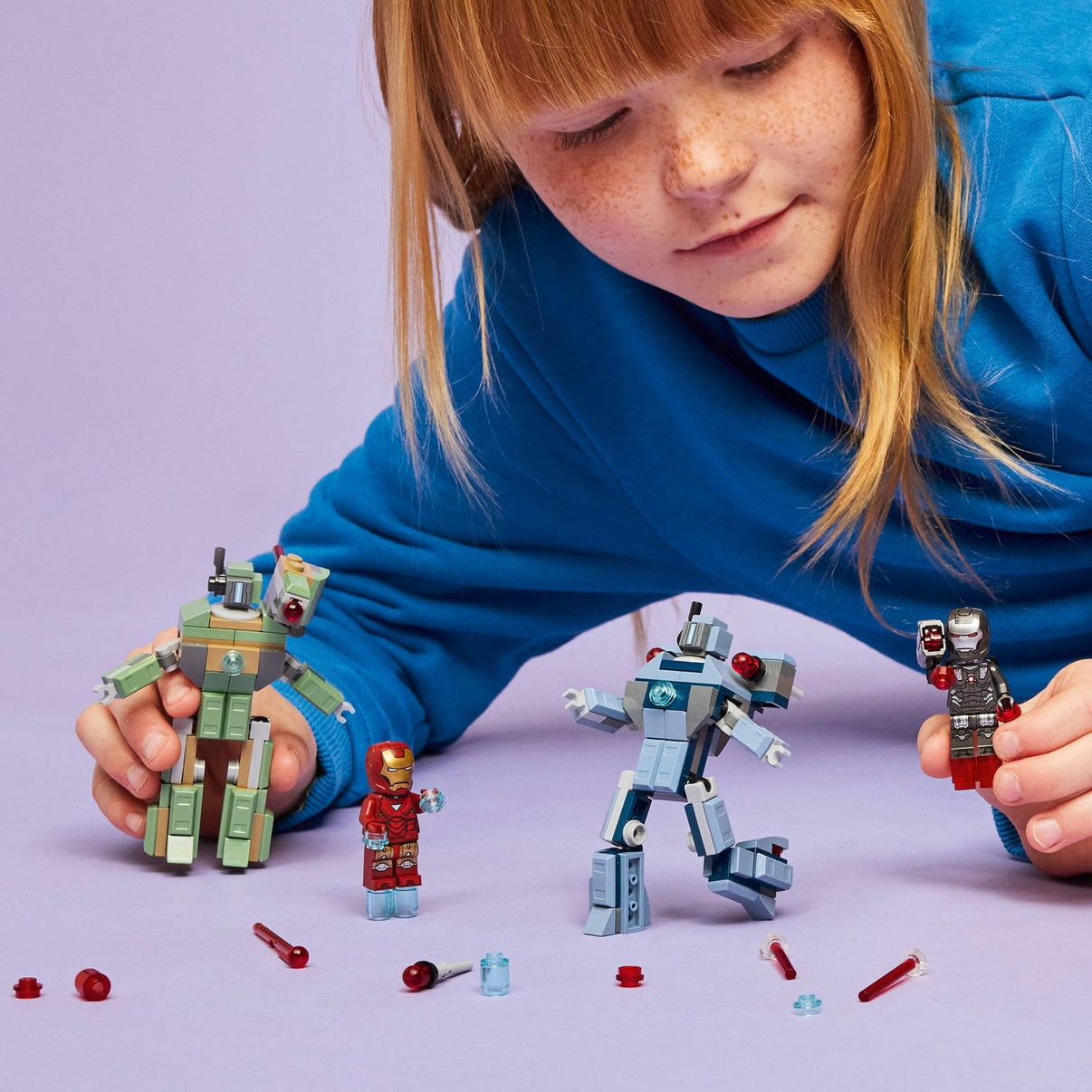 LEGO® Marvel Iron Man & War Machine vs. Hammer Drones